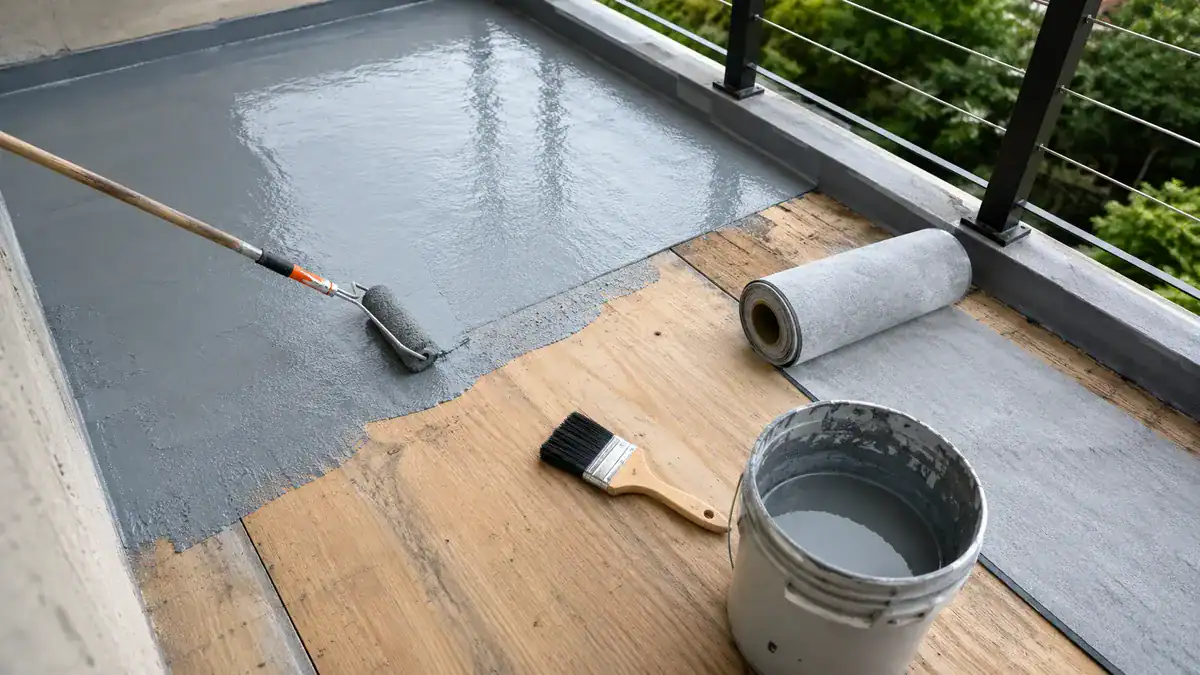 Balcony waterproofing system installation and lifespan