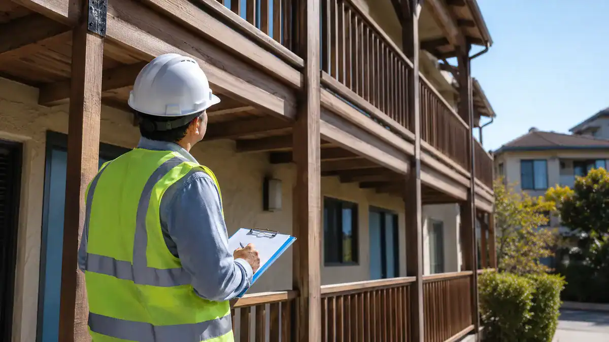 California balcony code compliance and inspection