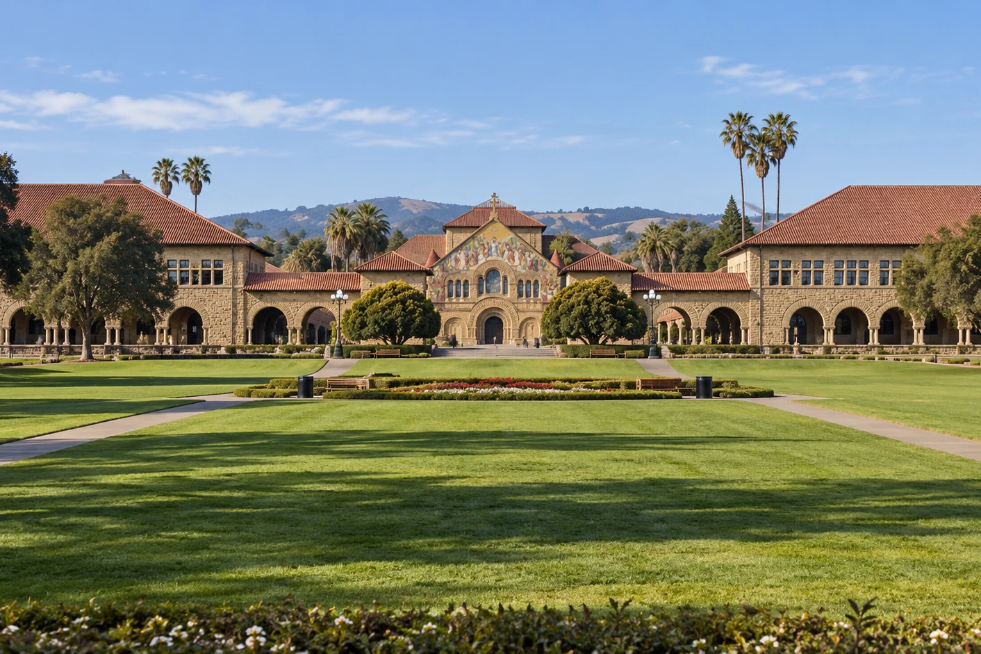 Historic Stanford campus, California