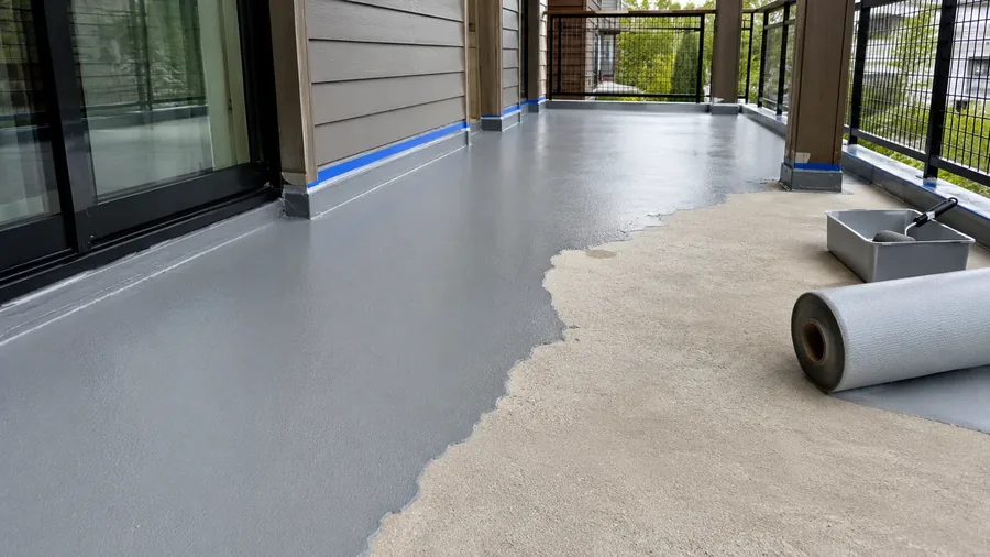 Commercial balcony waterproofing