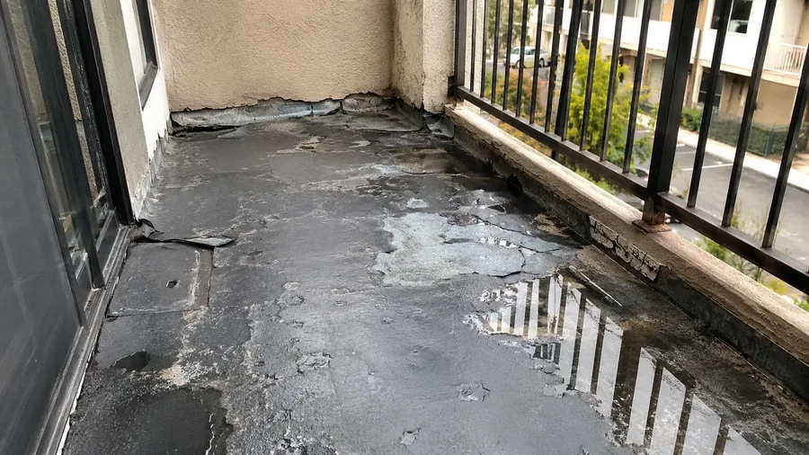 Commercial balcony waterproofing