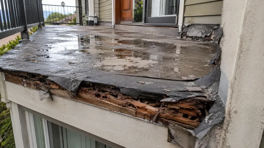 Commercial deck waterproofing