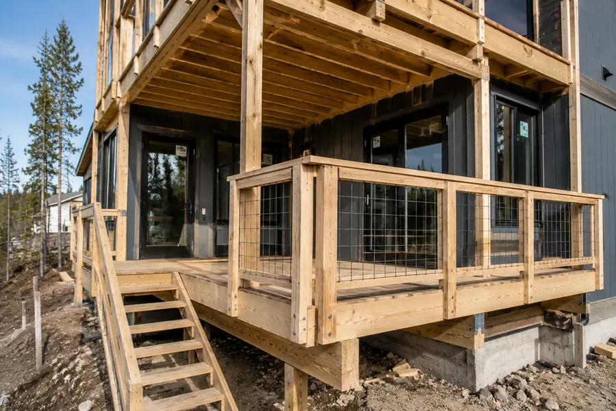 New multifamily balcony construction