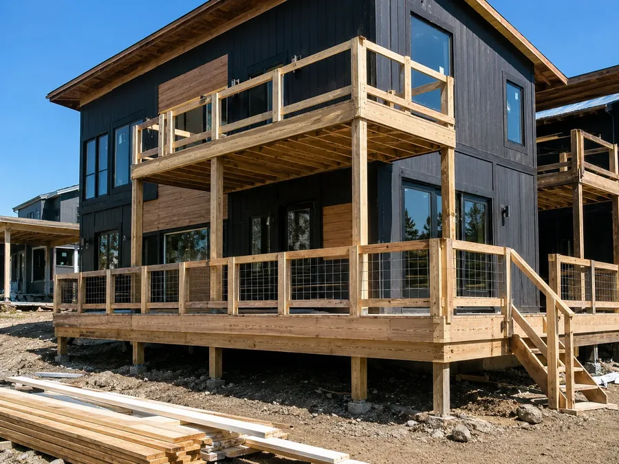 New multifamily balcony construction