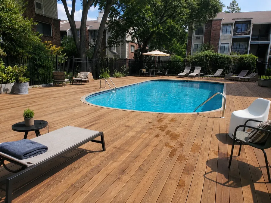 Commercial pool deck renovation