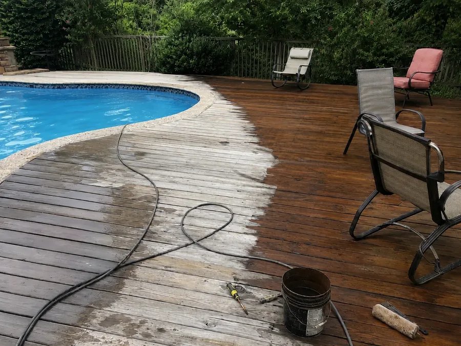 Commercial pool deck renovation