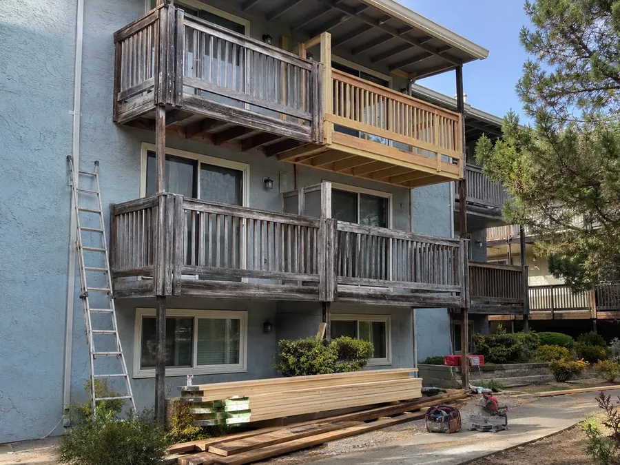 Commercial deck and balcony repair