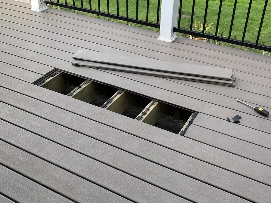 Trex deck repair