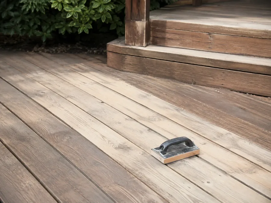 Wood deck repair