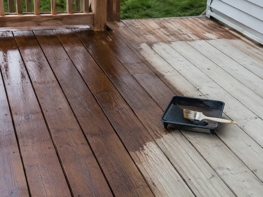 Wood deck repair
